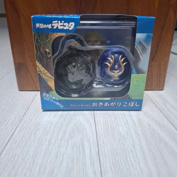 [BUNJANG] Studio Ghibli Castle in the Sky Robot Soldier & Laputa Stone Nesting Doll Figure (Sealed) / [레어][고전][미개봉][지브리][천공의성라퓨타] 로봇병과 비행석 오뚝이 피규어