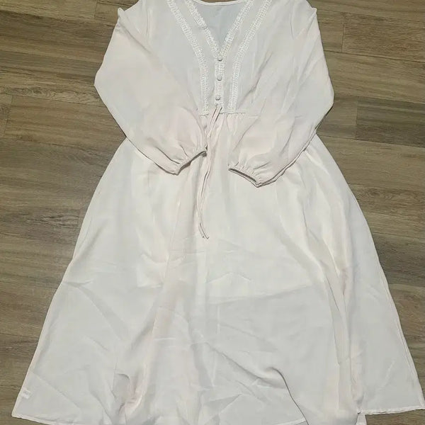 [BUNJANG] Ivory Mori Look Dress / 아이보리 원피스 모리룩 에이블리 지그재그