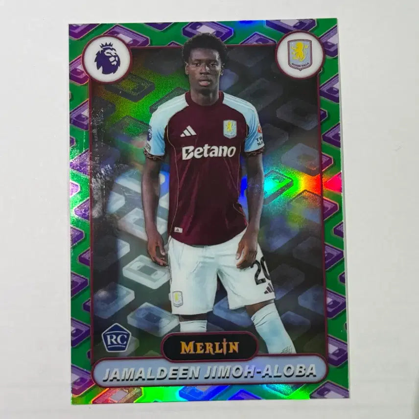 [BUNJANG] Aston Villa Jaden Philogene-Bidace Rookie Merlin Football Card / [루키] 아스톤빌라 자말딘 자이모알로바 루키 멀린 축구 카드