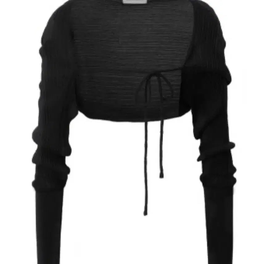 [BUNJANG] Three Times Rib Bolero Black / 쓰리타임즈 릿볼레로 블랙