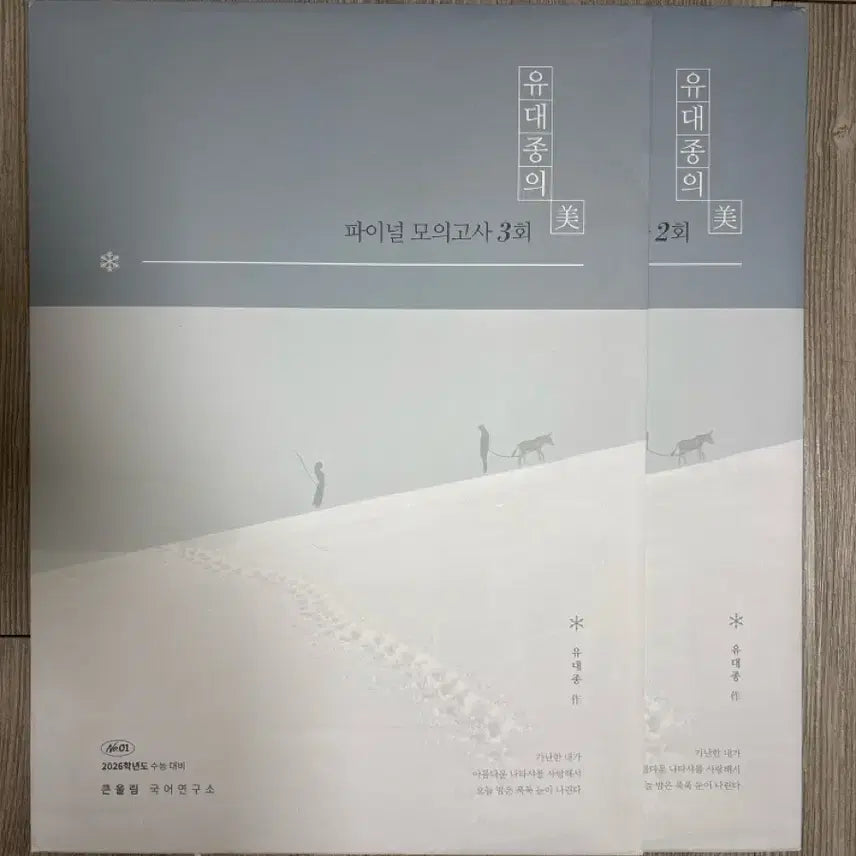 [BUNJANG] Yudaejong Mi Final Mock Exam Set 2 & 3 / 유대종의 미 파이널 모의고사 2,3회