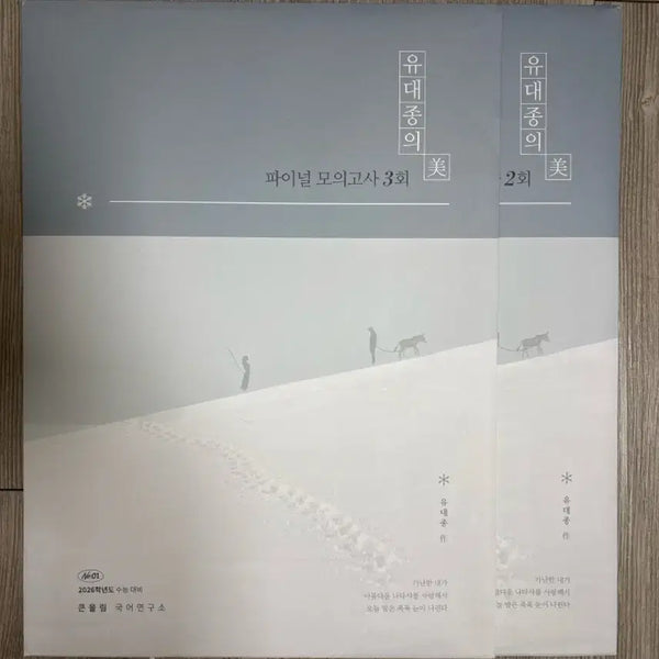 [BUNJANG] Yudaejong Mi Final Mock Exam Set 2 & 3 / 유대종의 미 파이널 모의고사 2,3회