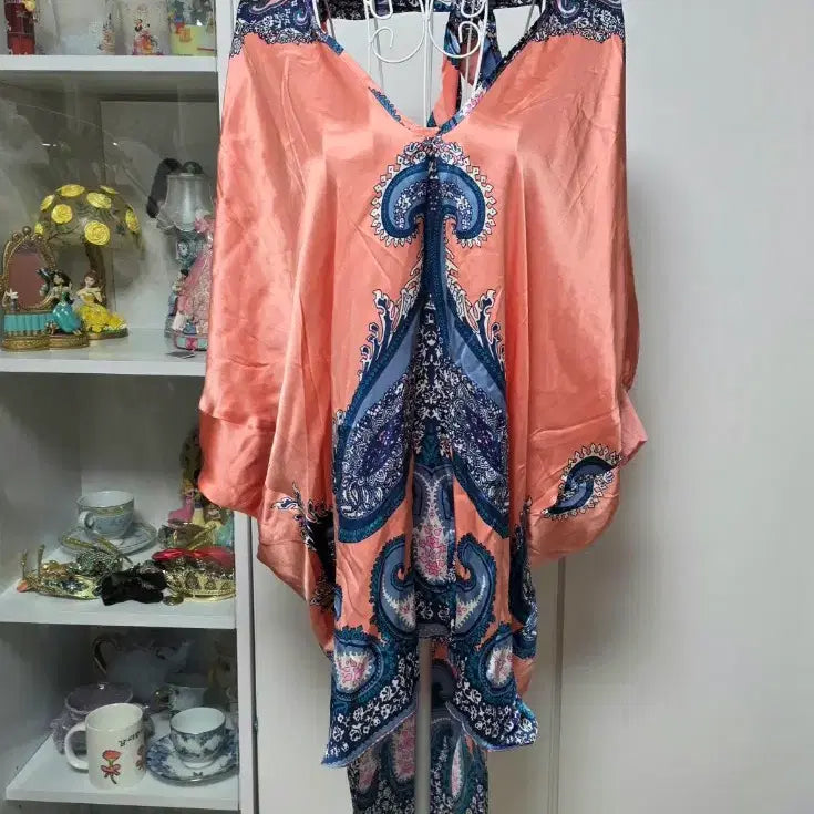 [BUNJANG] Silk Blouse Shirt Dress / Silk Blouse Shirt Dress  실크 블라우스 원피스