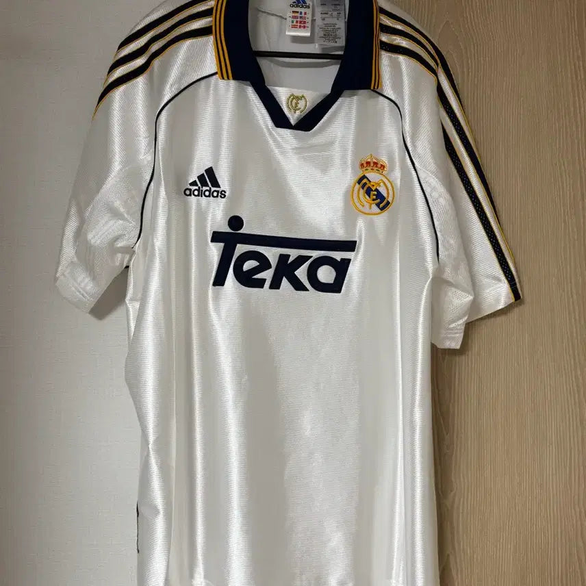 [BUNJANG] Real Madrid 99/00 Home Jersey XXL (Unmarked) / 레알 마드리드 99/00 유니폼 XXL (노마킹)