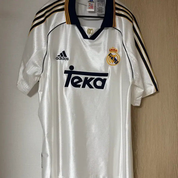 [BUNJANG] Real Madrid 99/00 Home Jersey XXL (Unmarked) / 레알 마드리드 99/00 유니폼 XXL (노마킹)