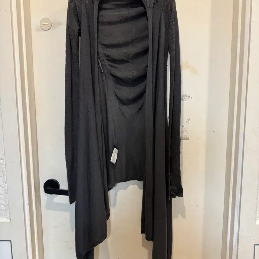 [BUNJANG] Rick Owens Long Cardigan Grey Size 4 / 릭오웬스 롱가디건 - 국내정품