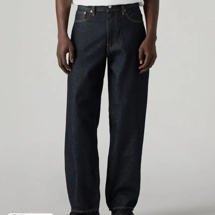 [BUNJANG] Levi's 578 Blank Tab Relaxed Fit Jeans (Dark Wash, Size 34) / [새상품] 리바이스 578 블랭크탭 배기진 (다크워시, 34)