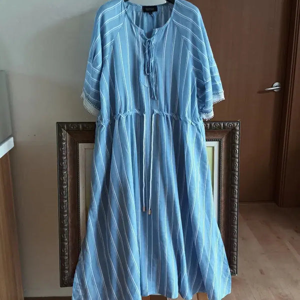 [BUNJANG] Barneys New York Striped Long Dress / 새옷)바니스뉴욕 스트라이프 원피스 88