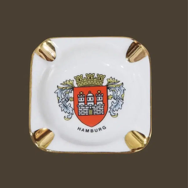 [BUNJANG] Vintage Porcelain Hamburg Small Ashtray / 빈티지 포세린 스몰 재떨이
