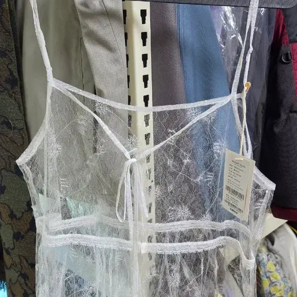 [BUNJANG] Thursday Island Sequin Mesh Layered Blouse / 써스데이아일랜드 스팽글 망사 레이어드 블라우스