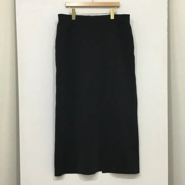 [BUNJANG] COS Deep Slit Banding Skirt Black L / COS 코스 딥슬릿 밴딩 스커트 L
