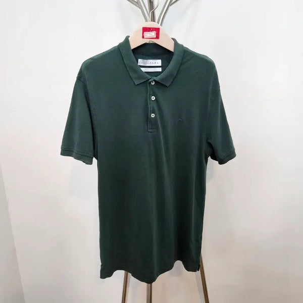 [BUNJANG] ZARA Men's Short Sleeve Polo Shirt - EUR L / ZARA 자라 남성 반팔 카라티 M
