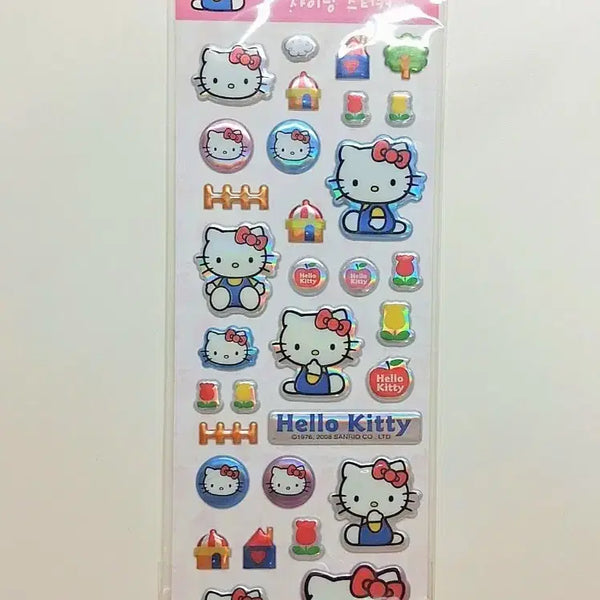 [BUNJANG] Hello Kitty Shining Stickers / 키티스티커