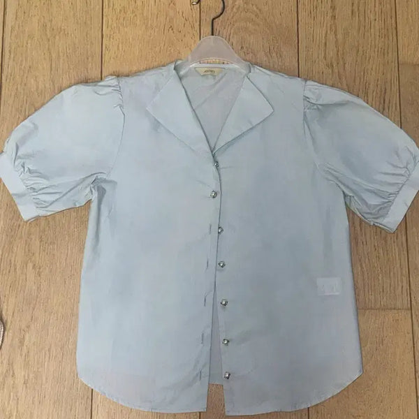 [BUNJANG] Jurti Mint Blouse / 주르티_민트 블라우스