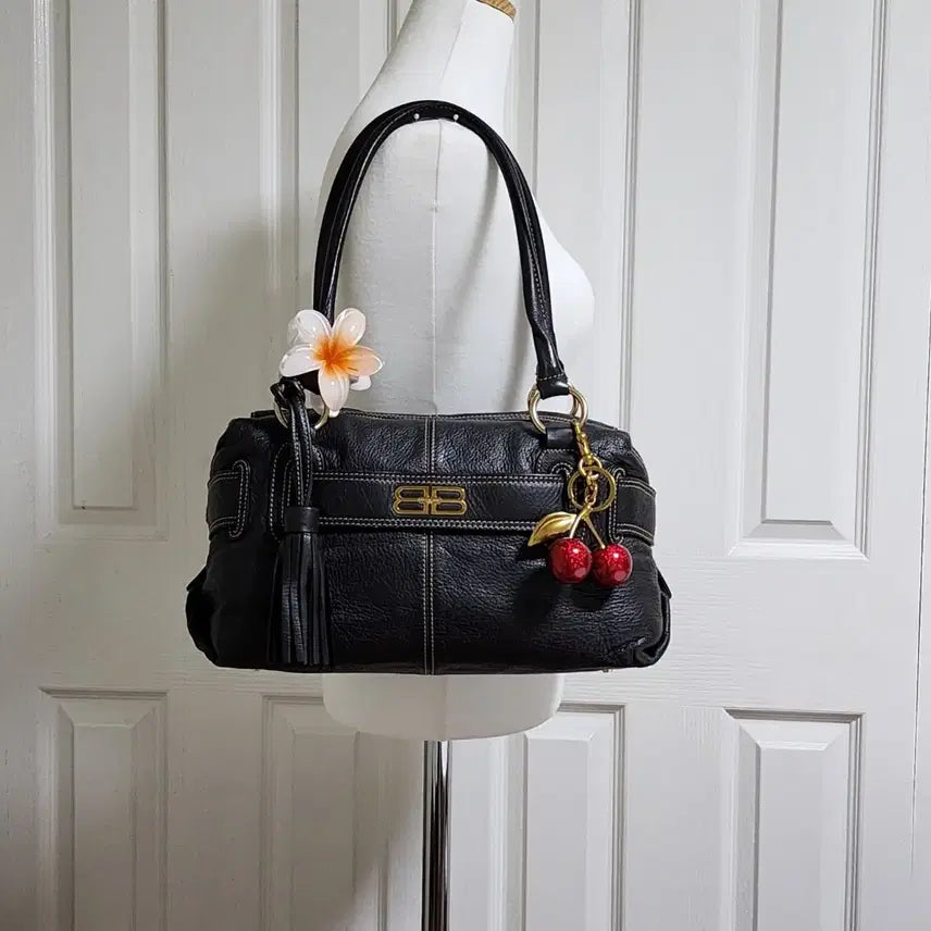[BUNJANG] Balenciaga Leather Tassel Shoulder Bag / #희귀템)(Balenciaga) 레더 태슬 숄더백 (정품)