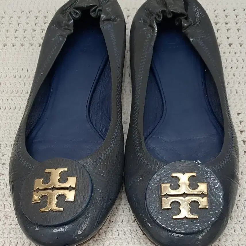 [BUNJANG] Tory Burch Navy Ballet Flats - Size 10M / 토리버치  플렛슈즈 10M