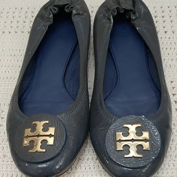 [BUNJANG] Tory Burch Navy Ballet Flats - Size 10M / 토리버치  플렛슈즈 10M