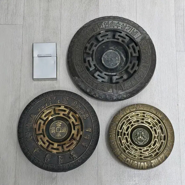 [BUNJANG] Vintage Brass Ashtrays (3 pcs) / 빈티지 황동 재털이 (70~80년대) 3개