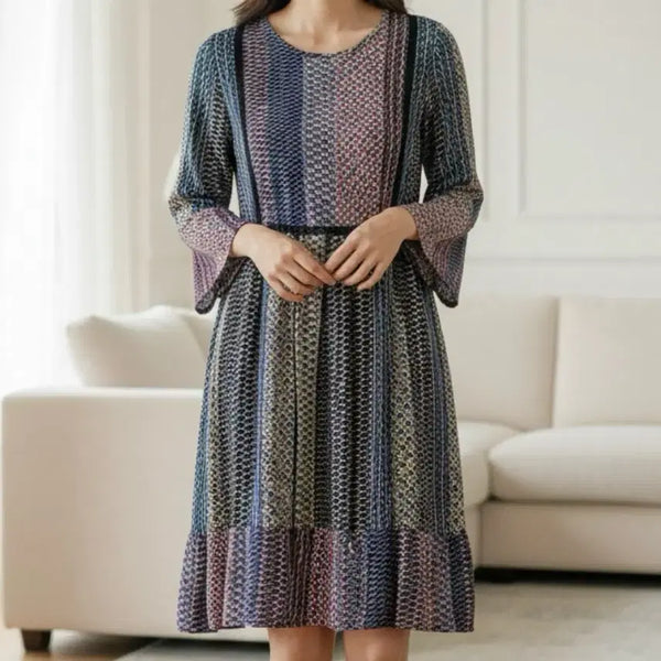 [BUNJANG] Ban.eik Ethnic Pattern Dress / 반에이크 에스닉 패턴 원피스