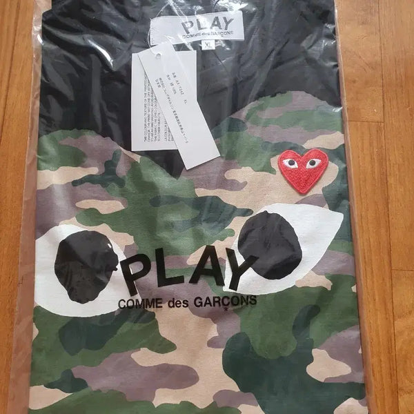 [BUNJANG] Comme des Garçons Play Camo T-Shirt XL / 꼼데가르송 플레이 카모 반팔티 XL