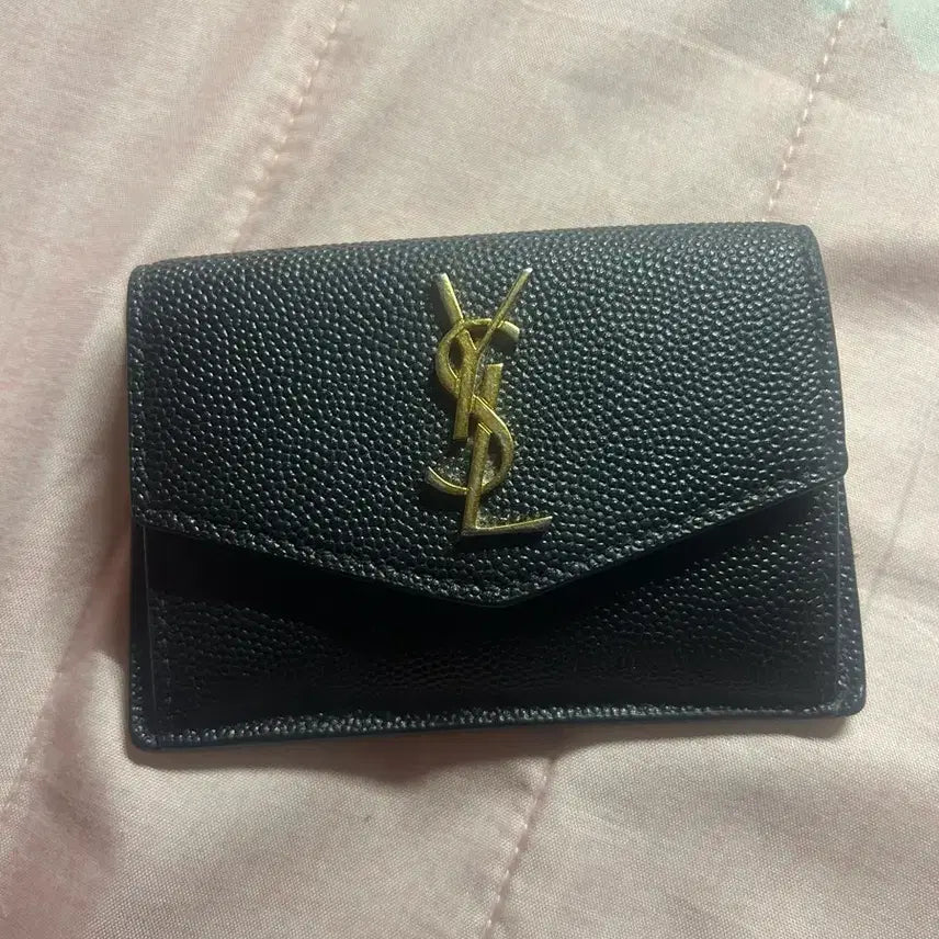 [BUNJANG] Saint Laurent Card Holder Black / 입생로랑 카드지갑 블랙