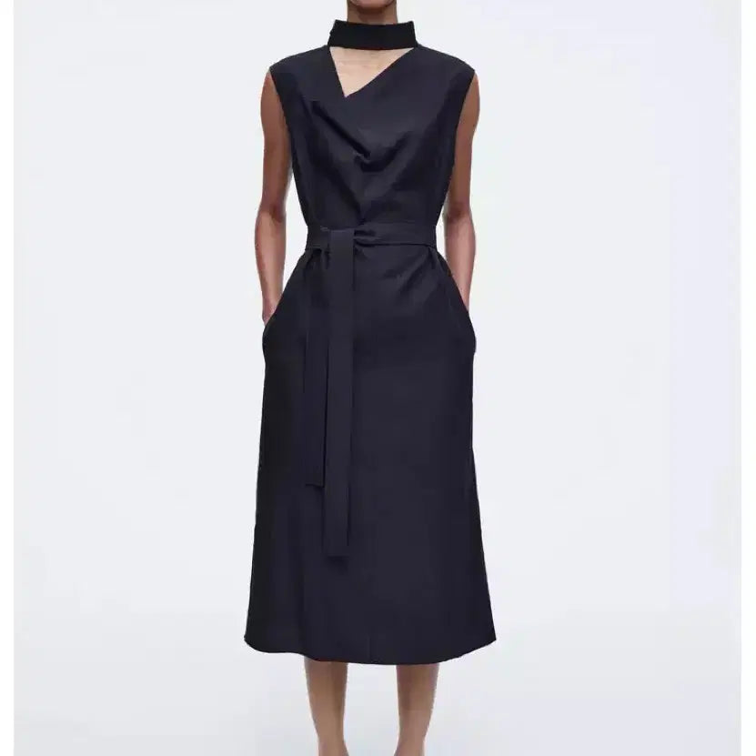 [BUNJANG] COS Cowl Neck Midi Dress / COS 코스 카울넥 미디 드레스 원피스 38
