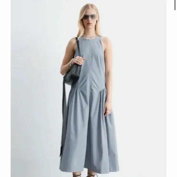 [BUNJANG] And Other Stories Flare Midi Dress Grey / 앤아더스토리 플레어 미디 드레스 그레이