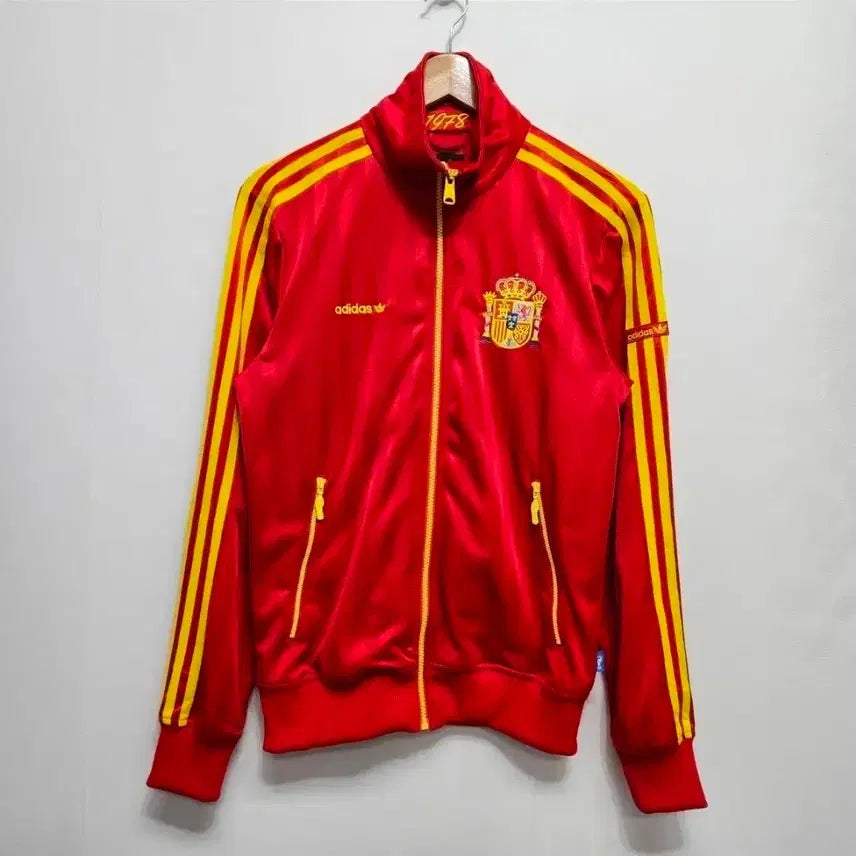 [BUNJANG] Adidas Spain National Team Track Top Red Jersey / 아디다스 스페인 국가대표 트랙탑 레드 져지