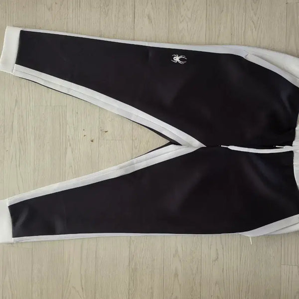 [BUNJANG] Spider Training Pants Black White Line / 스파이더 트레이닝 팬츠 블랙 화이트 라인