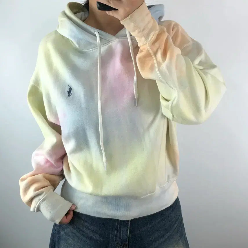 [BUNJANG] Polo Tie-Dye Hoodie (XS) / [XS] 폴로 타이다이 후드티