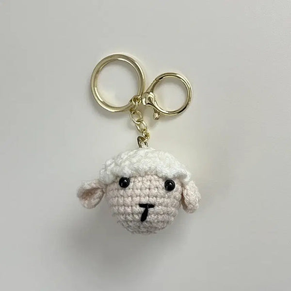 [BUNJANG] Handmade Knitted Keychain / 새상품/양 뜨개 키링