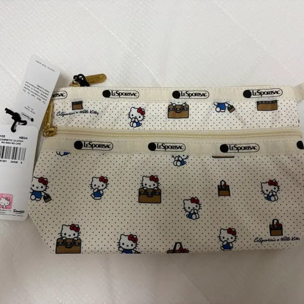 [BUNJANG] Red Forks x Kitty Collaboration Pouch / 레드포삭x키티 콜라보 정품 파우치 (새상품)