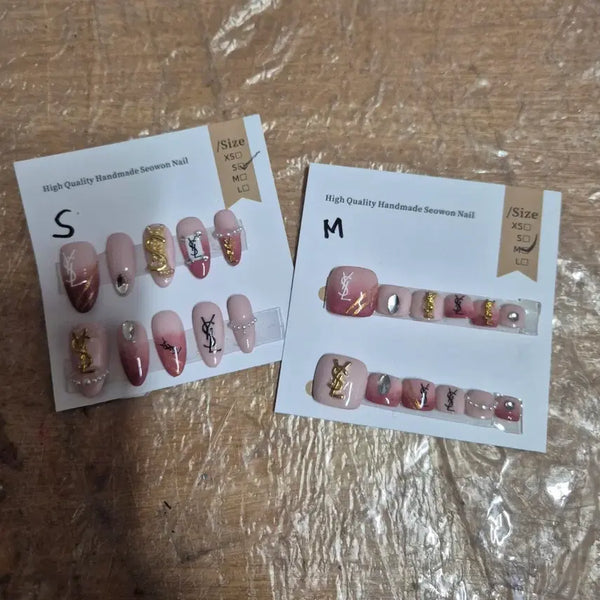 [BUNJANG] Hand & Foot Nail Tip Set / 손&발 네일팁 패디팁 세트