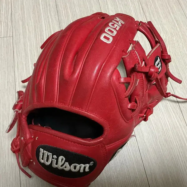 [BUNJANG] Wilson A1500 Baseball Glove Red / 윌슨a1500야구글러브