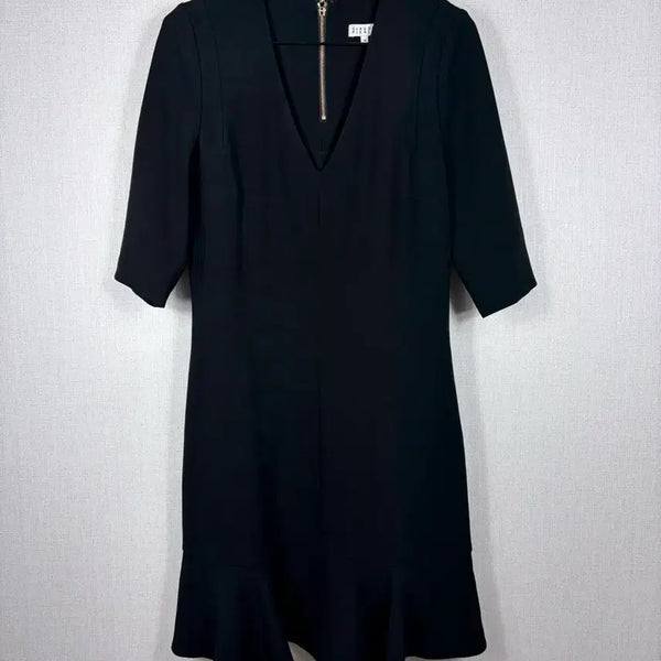 [BUNJANG] Claudie Pierlot V-Neck Dress / 정품 끌로디피에로 v넥 원피스