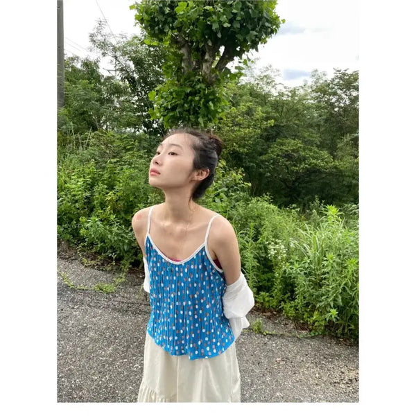 [BUNJANG] Kim Ah-hop Tokyo Summer Sleeveless Top / 김아홉 도쿄 써머 슬리브리스