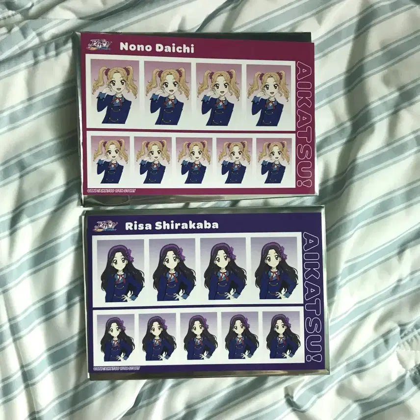 [BUNJANG] Aikatsu! Aikatsu Stars! Akazene 10th Anniversary Nono & Lisa Proof Photos / 아이카츠 아이엠스타 아카제네 10주년 노노 리사 증명사진 일판 고전문구