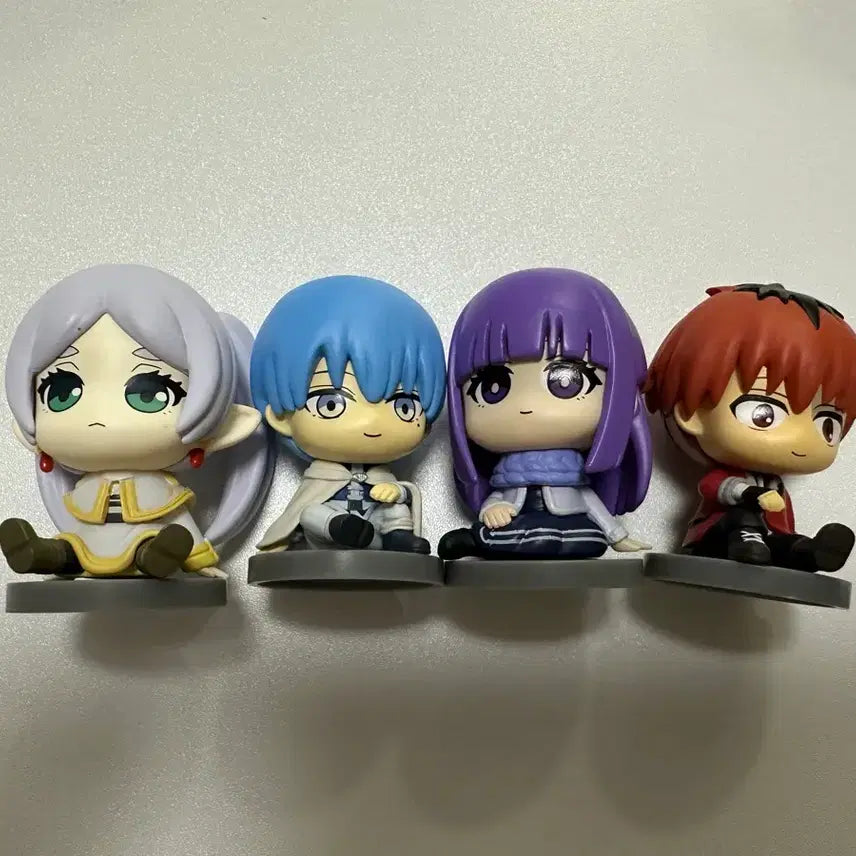 [BUNJANG] Frieren: Beyond Journey's End Mini Figure Bundle Set (Frieren, Himmel, Fern, Stark) / 프리렌 힘멜 페른 슈타르크 EAKI 미니피규어 세트 일괄