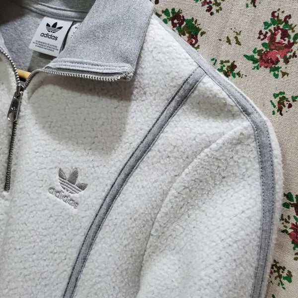 [BUNJANG] Adidas Women's Fleece Half-Zip XS / 403 ) 최상급 (실착한두번) 아디다스 여성 플리스 하프집업 XS