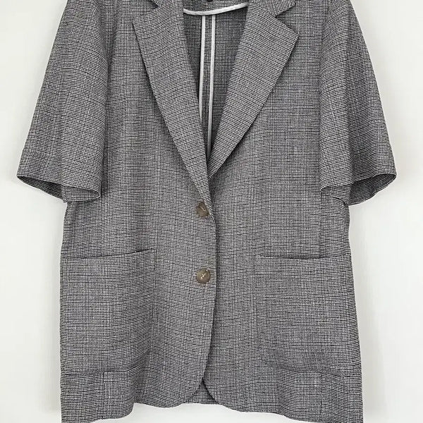 [BUNJANG] LAP Short Sleeve Jacket (Unworn) / Lap 랩 반팔 자켓(미착용)