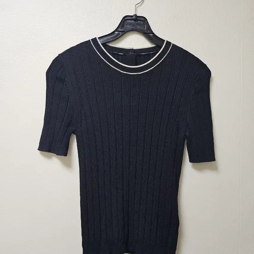 [BUNJANG] NAIN Short Sleeve Knit Blouse Size 55 / 나인 반팔 니트 블라우스 55