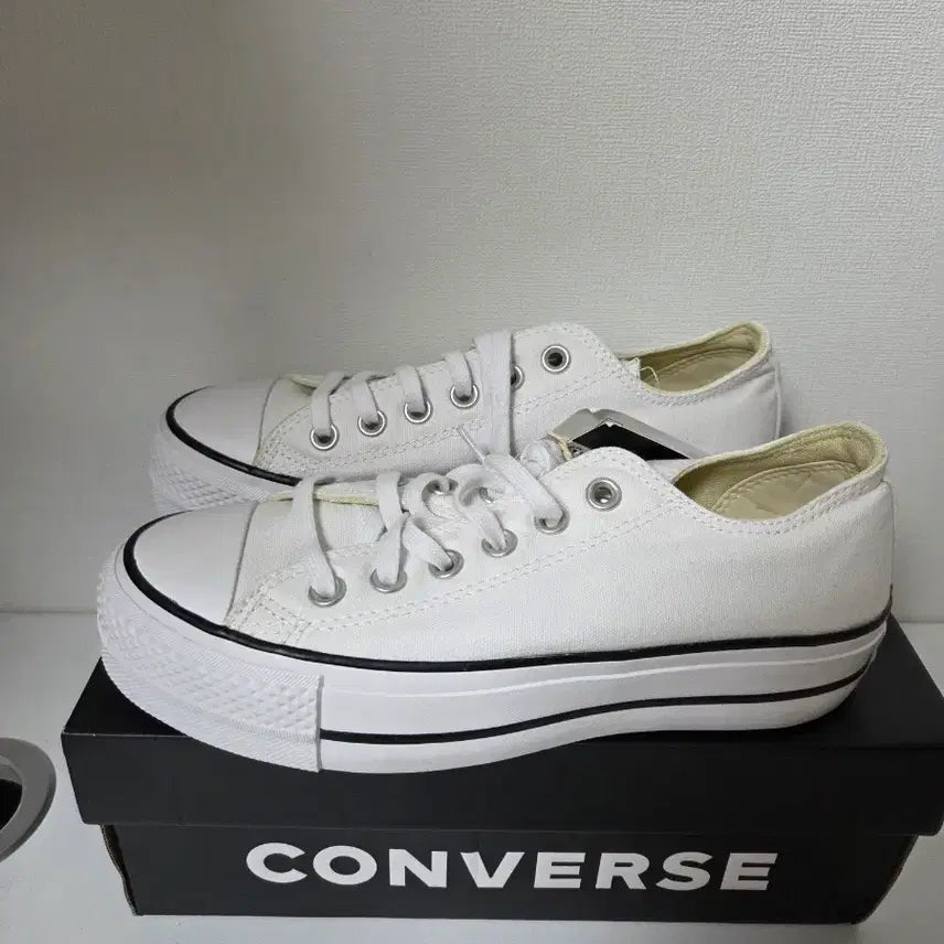 [BUNJANG] Converse All Star Lift White 235mm New / 컨버스 올스타 리프트 235사이즈 새상품 미세오염
