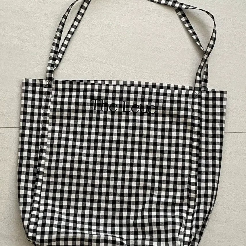 [BUNJANG] DERER Check Eco Bag (Unsealed New) / (더르에/ 단순개봉 새상품) 체크 에코백