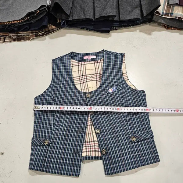 [BUNJANG] Used Women's School Vest Size 85 / 중고여성 교복조끼 사이즈 85