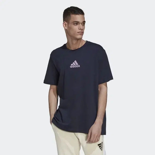 [BUNJANG] Adidas Nature Graphic T-Shirt Navy XL / XL ) 아디다스 네이쳐 그래픽 네이비 반팔티