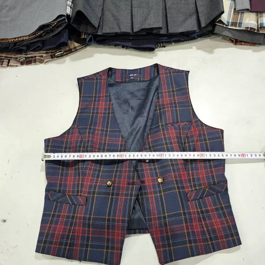 [BUNJANG] Used Women's School Vest Size 100 / 중고여성 교복조끼 사이즈 100