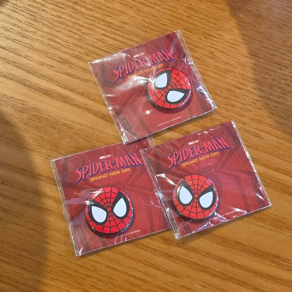 [BUNJANG] Spider-Man CGV Sealed Can Badge (Brand New Day) / 미개봉) CGV 스파이더맨 캔뱃지 브랜드뉴데이 뱃지 주말 1주차 특전 굿즈 양도 판매 핀뱃지