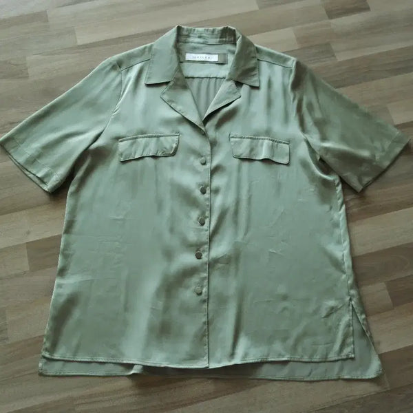 [BUNJANG] S.LRIAHH Silk Blend Shirt Size 66 / S.LRIAHH셔츠/66사이즈/새제품수준