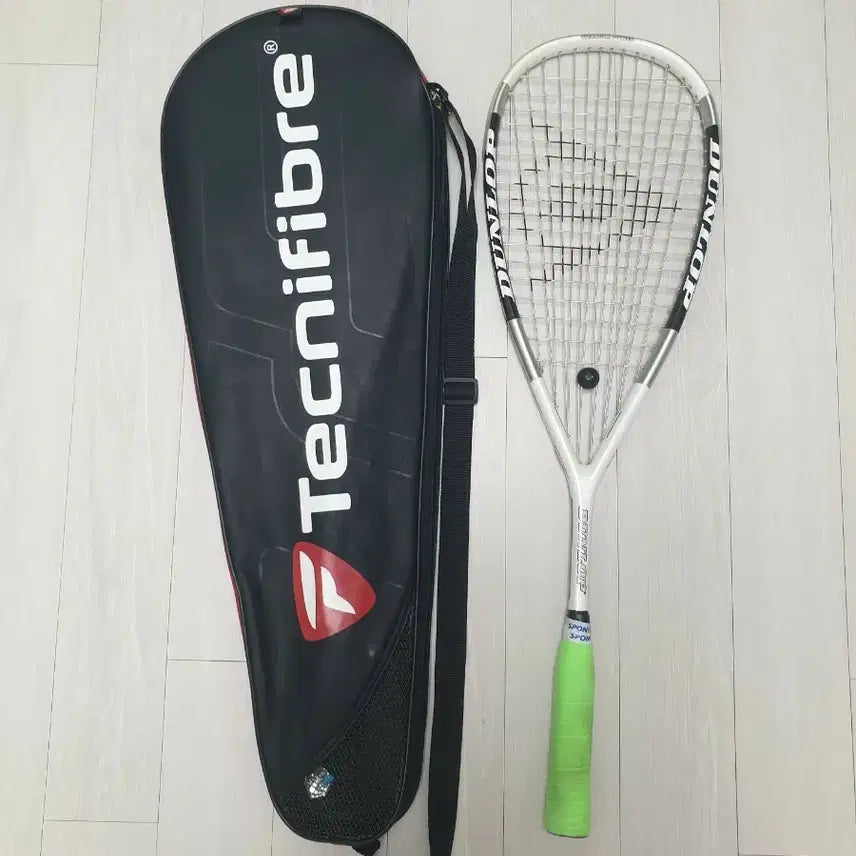 [BUNJANG] Dunlop Squash Racquet with Technifibre Bag / 던롭 스쿼시 라켓 가방 포함