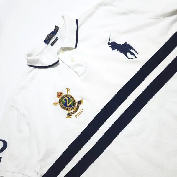 [BUNJANG] Polo Ralph Lauren Big Pony Chef Keep T-Shirt / 폴로 빅포니 치프키프 반팔 카라 티셔츠